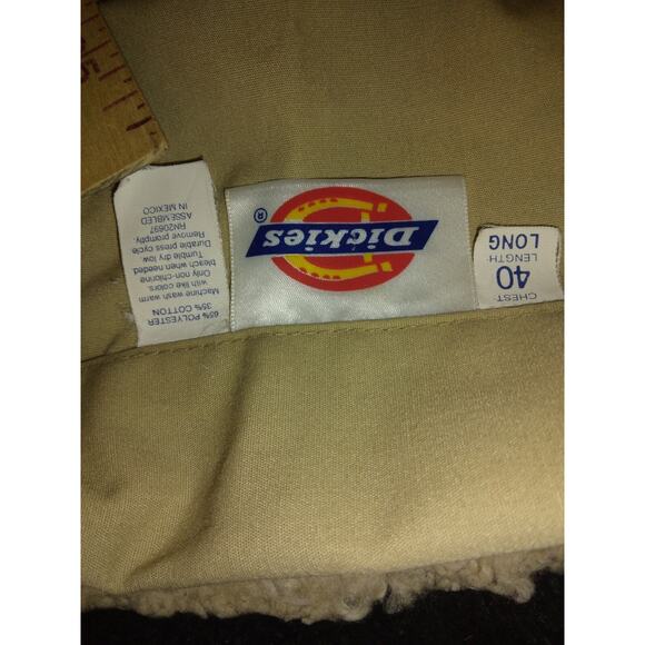 Vtg 90's DICKIES Workwear Straight Woven Overalls Mens Made in Mexico L/40" - Picture 5 of 10